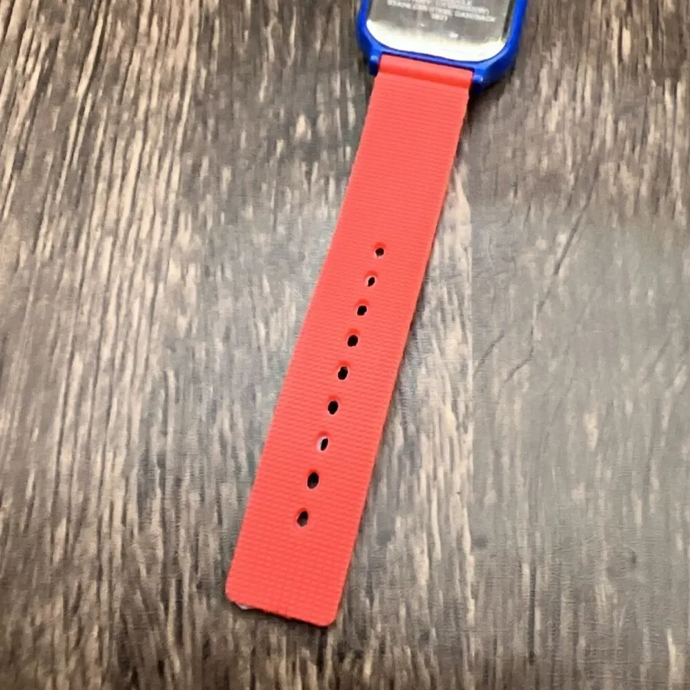 Marvel Spiderman Kids And All Ages LED Touch Watch Spider Band Works 7”